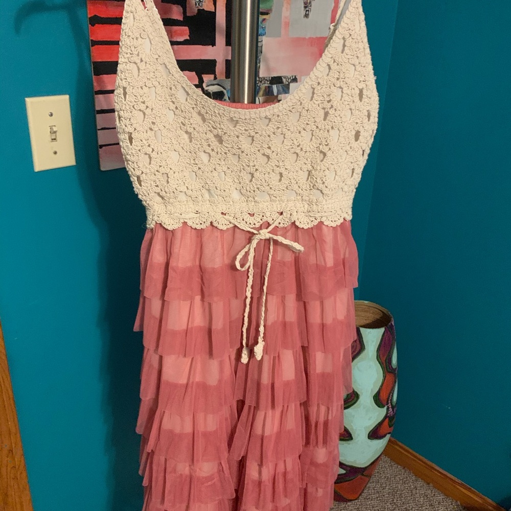 Kings Road size large crocheted dress.